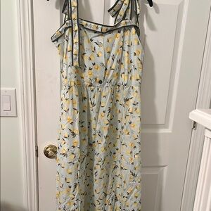 Lemon Print Sundress